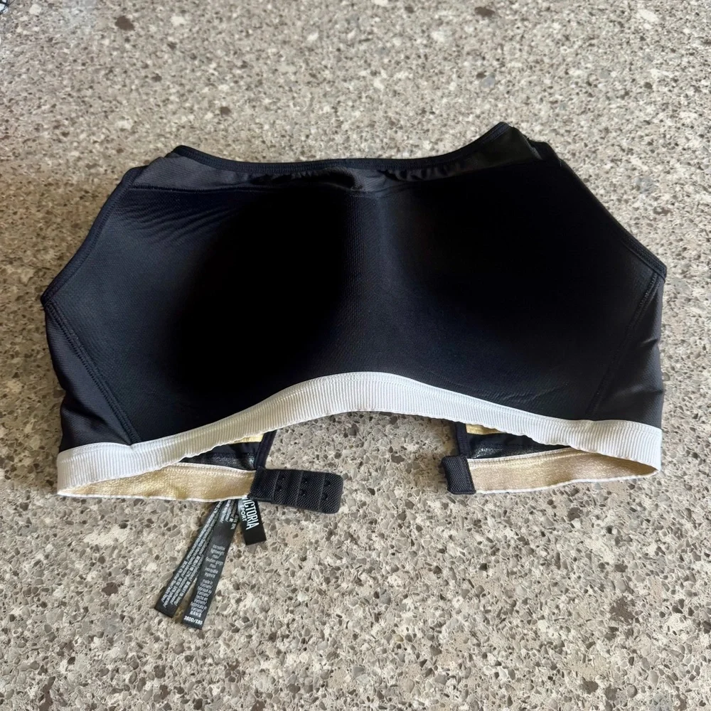 Victoria's Secret Black Sports Bra - Size 38DD/E85 - Picture 4 of 8